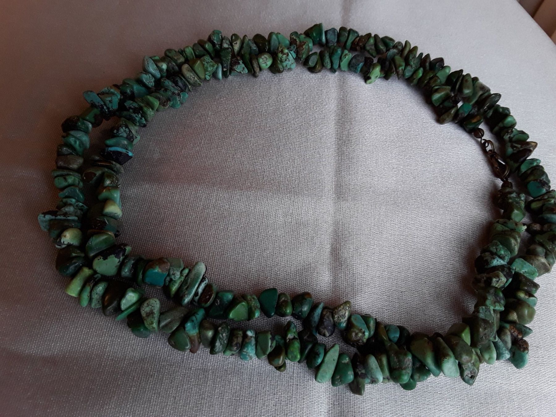 Catenine: Echte lange Türkiskette – Usato da Zürich venduto da helsan 4