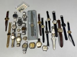 LOT diverse Uhren unkontrolliert //i544
