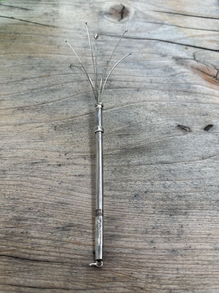Set di posate: SWIZZLE-STICK SILBER mit Box, Sterling Silber antik – Usato da Würenlos venduto da Ashley24 3
