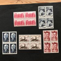 FRANKREICH kl. 4er Blk (mehrheitlich) Slg, Postfrisch