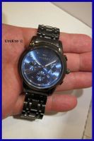 NEU Sportlich elegant schwarz hochglanz Herrenuhr