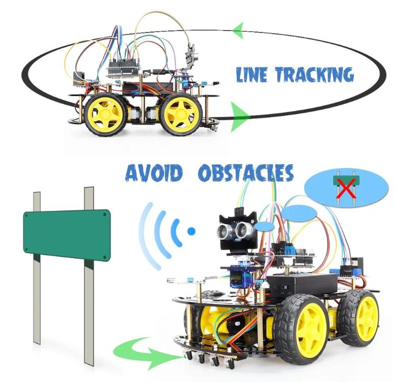 Smart Roboter Auto Starter Kit Für Arduino Programmierung