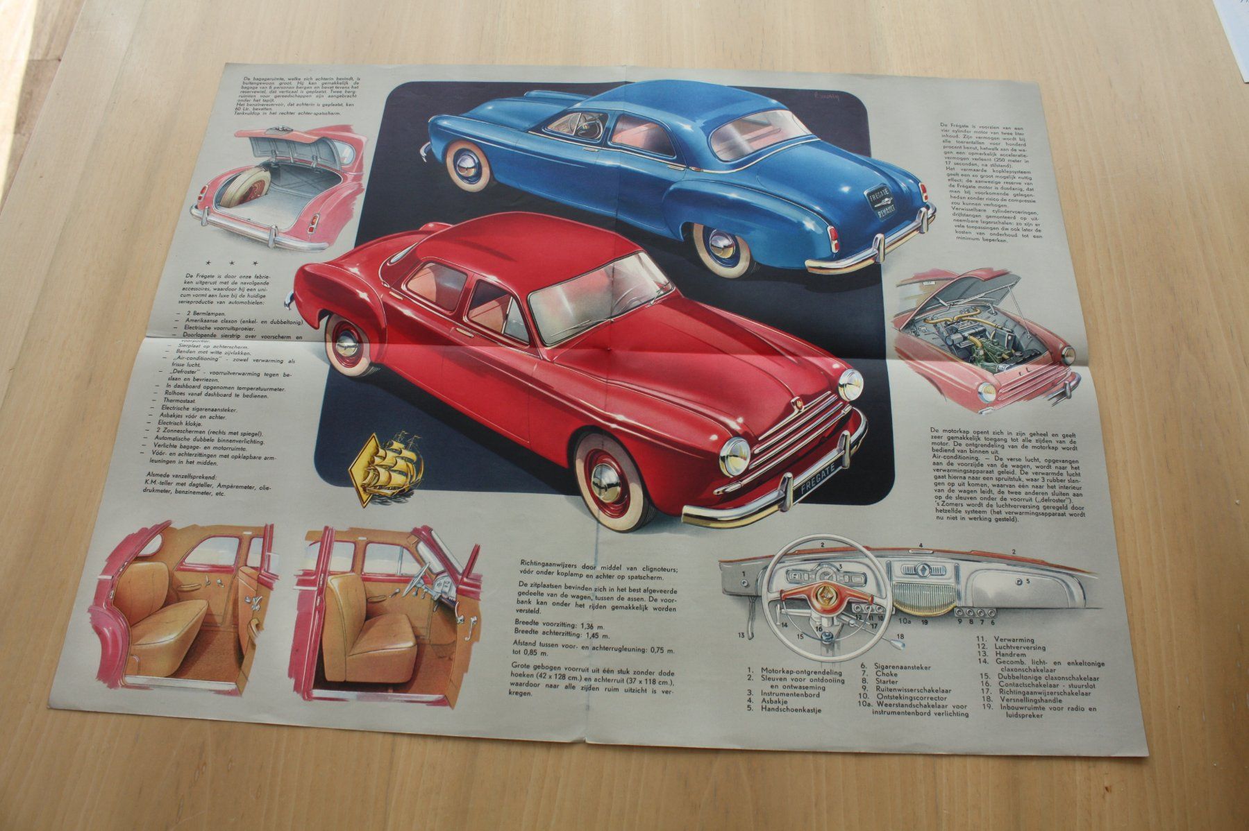 Renault Documents: Renault Frégate Prospekt – D'occasion à Wikon par erwin400 2