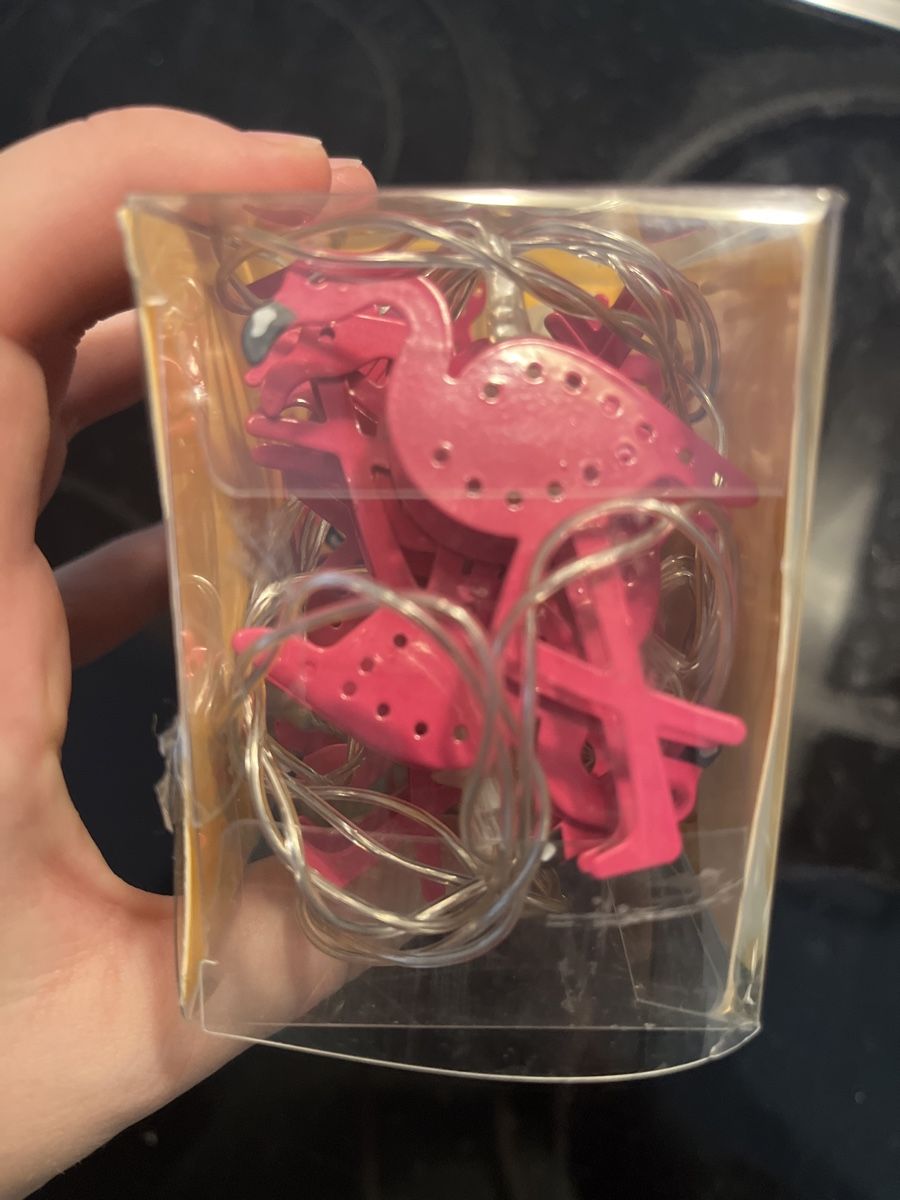Ghirlande e barre luminose: Lichterkette innen Flamingo – Nuovo e nell'imballaggio originale da Gockhausen venduto da Lali013