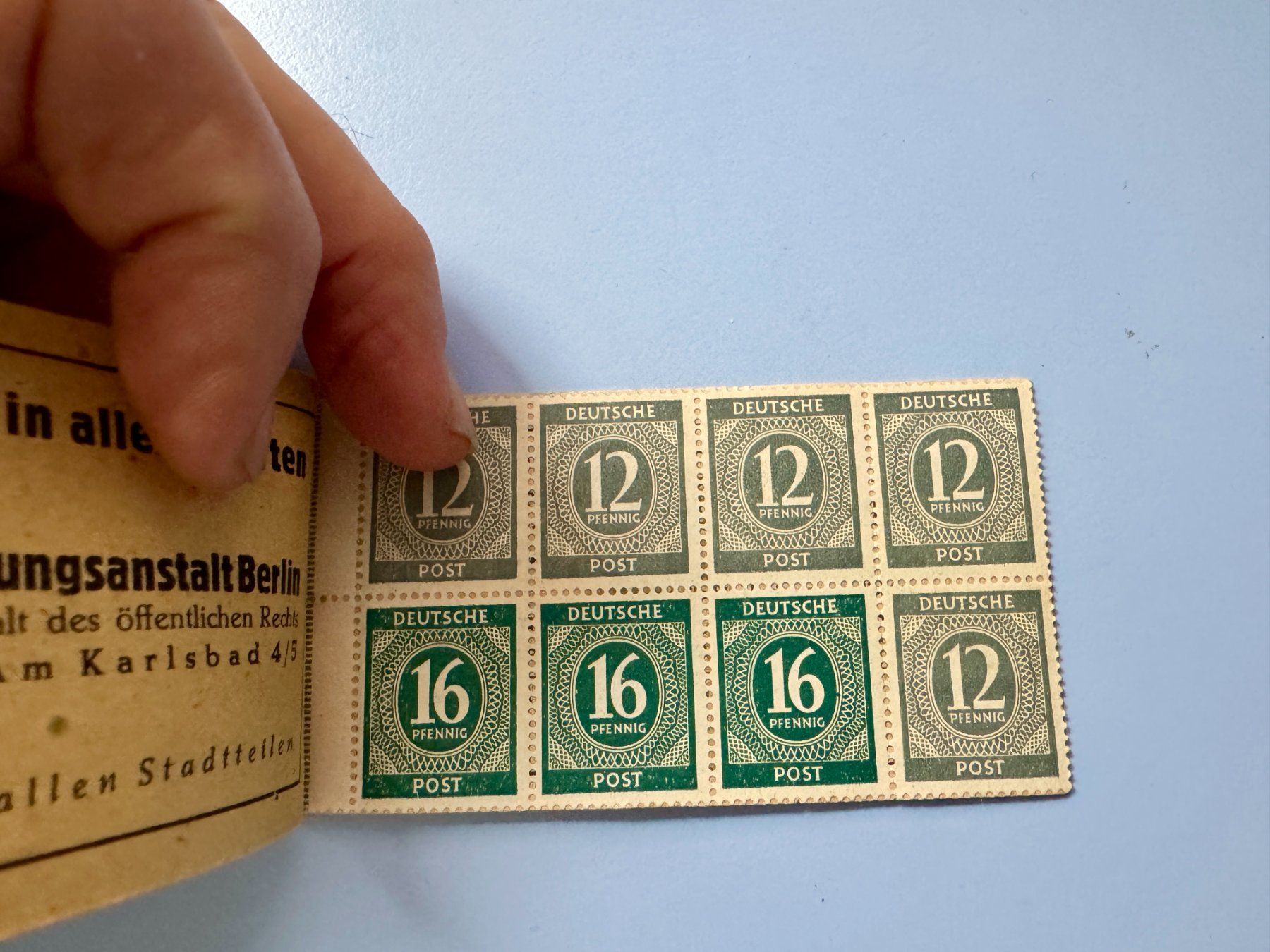 Tutti i francobolli: ALLIIERTE BESETZUNG 1946 POSTFRISCH MARKENHEFTCHEN – Nuovo (secondo la descrizione) da Burgdorf venduto da be284777 2