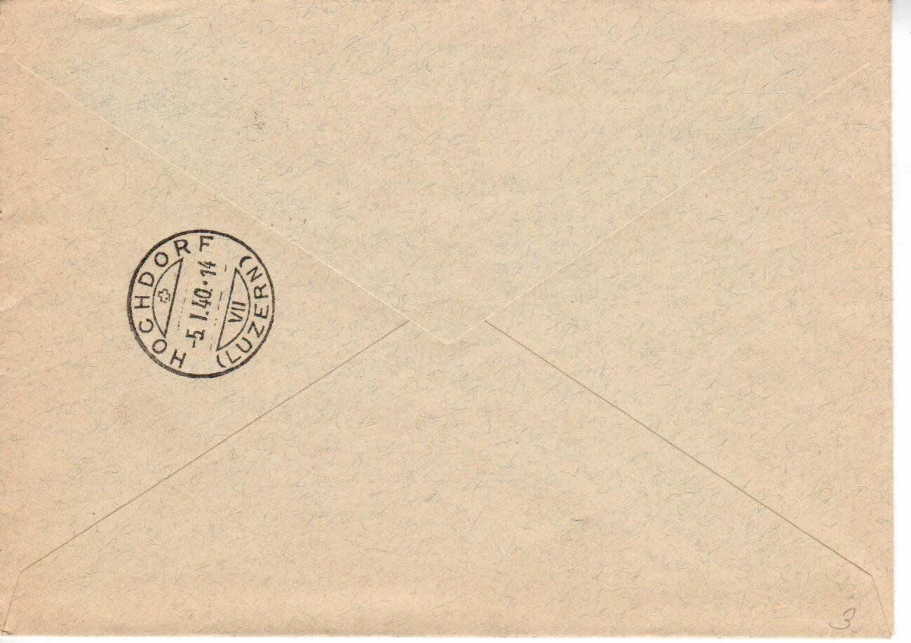 Tutti i francobolli: R - Brief Eschenbach LU 1940 – Usato da Wolhusen venduto da Curver9 1