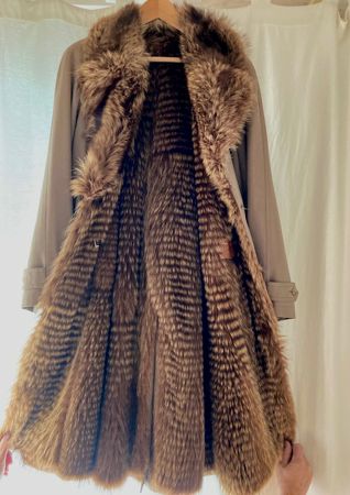 Manteau de fourrure homme