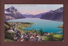 WEESEN mit Leistkamm und Churfirsten - 1918