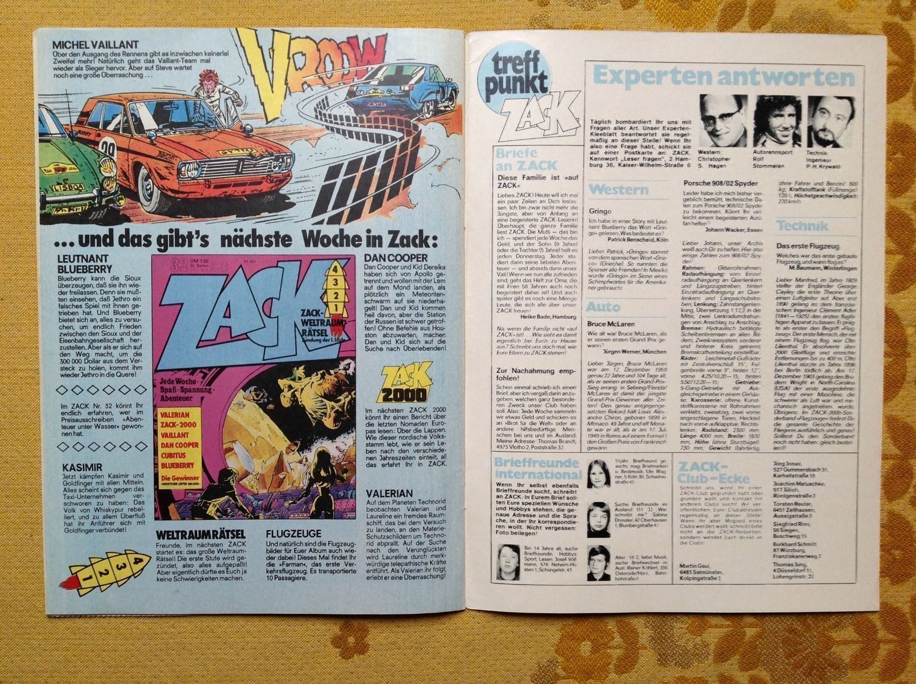 Fumetti: Zack Heft Nr 31 von 1973 – Usato da Endingen venduto da nathan05 8
