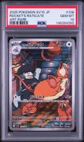 PSA 10 Team Rocket's Raticate 108/098 JP