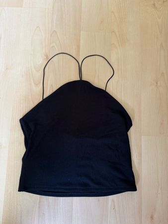 Mango ribbed crop top