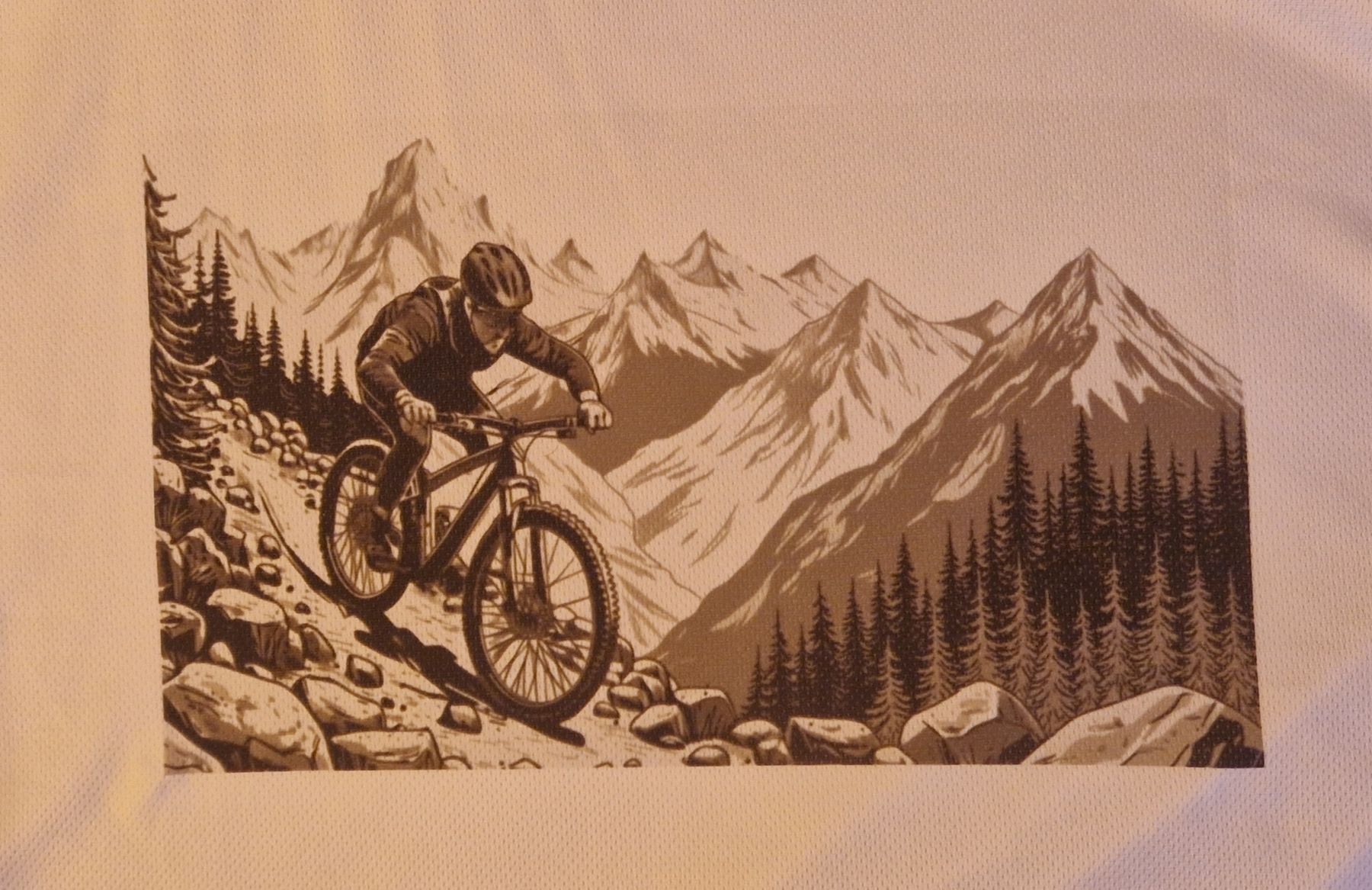 T-shirt: Tshirt polyester (Neuf) je les fais moi même – Nuovo (secondo la descrizione) da Couvet venduto da Pioune 1