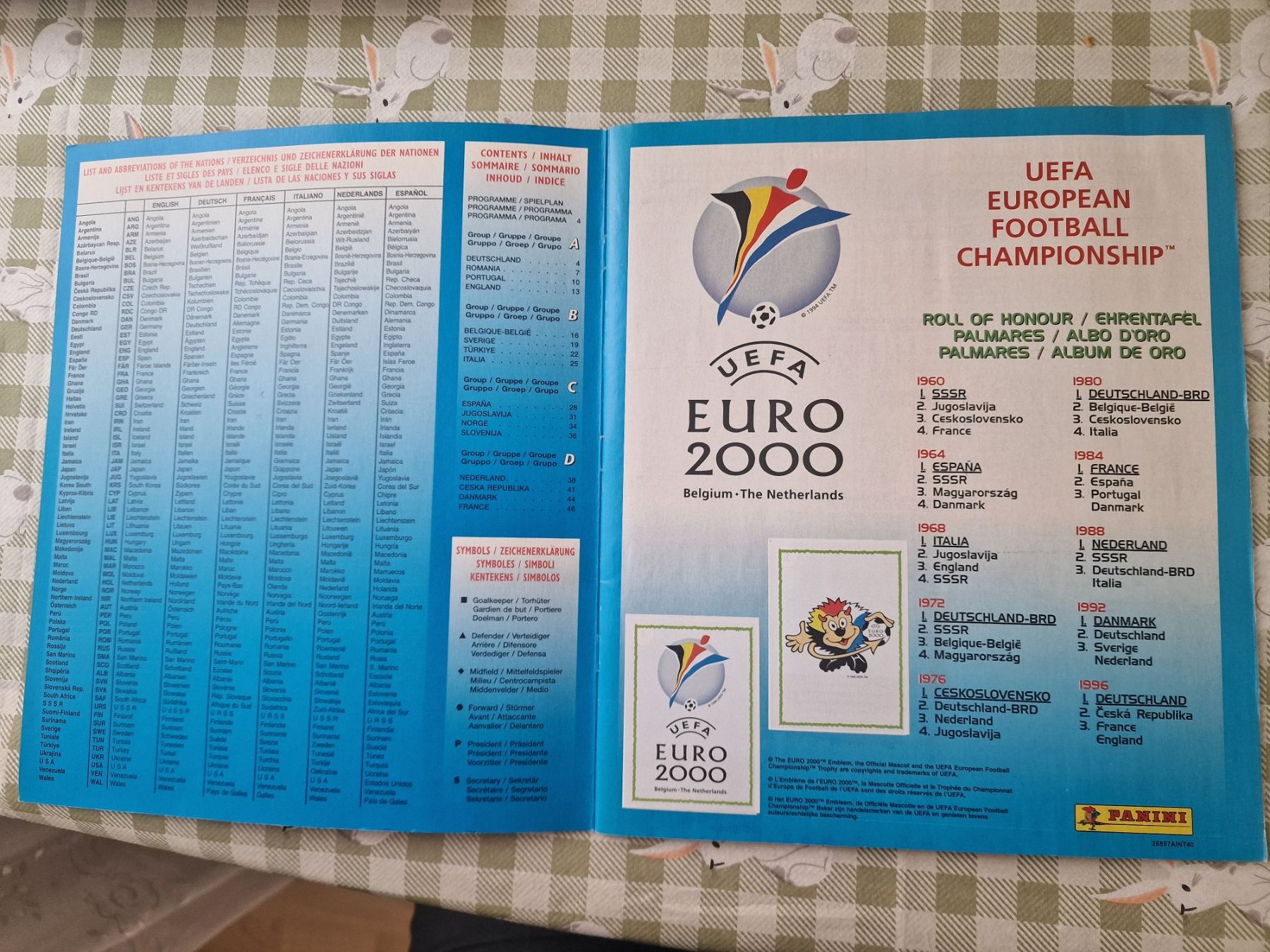 Panini Carte collezionabili: Panini euro 2000 Album – Usato da Adliswil venduto da vendor123 1