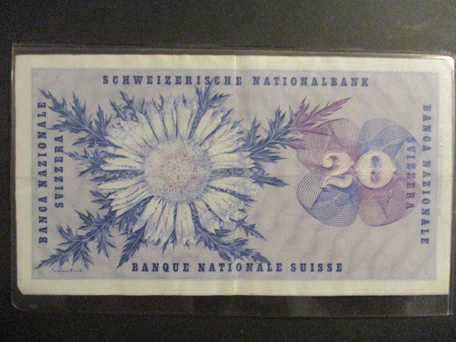 Banknoten: Billet 20.- Fr – Gebraucht aus Lovens von Jelmi 1