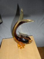Murano Glasfisch Skulptur Vintage Deko Fisch Figur Retro
