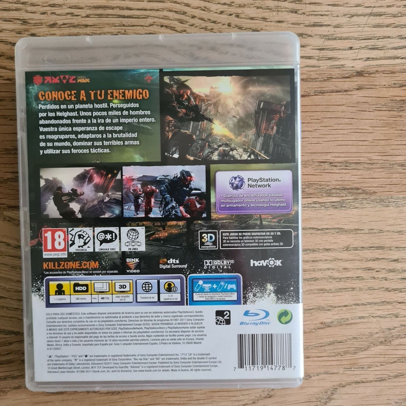 Giochi: Killzone 3 für Playstation 3 – Usato da Chur venduto da 1996hiphop 1