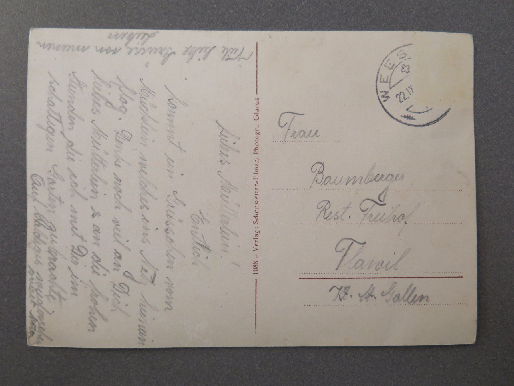 Cartoline postali: WEESEN - STRAND-HOTEL DU LAC MIT DEPENDENDANCEN – Usato da Wittenbach venduto da lipasal 5