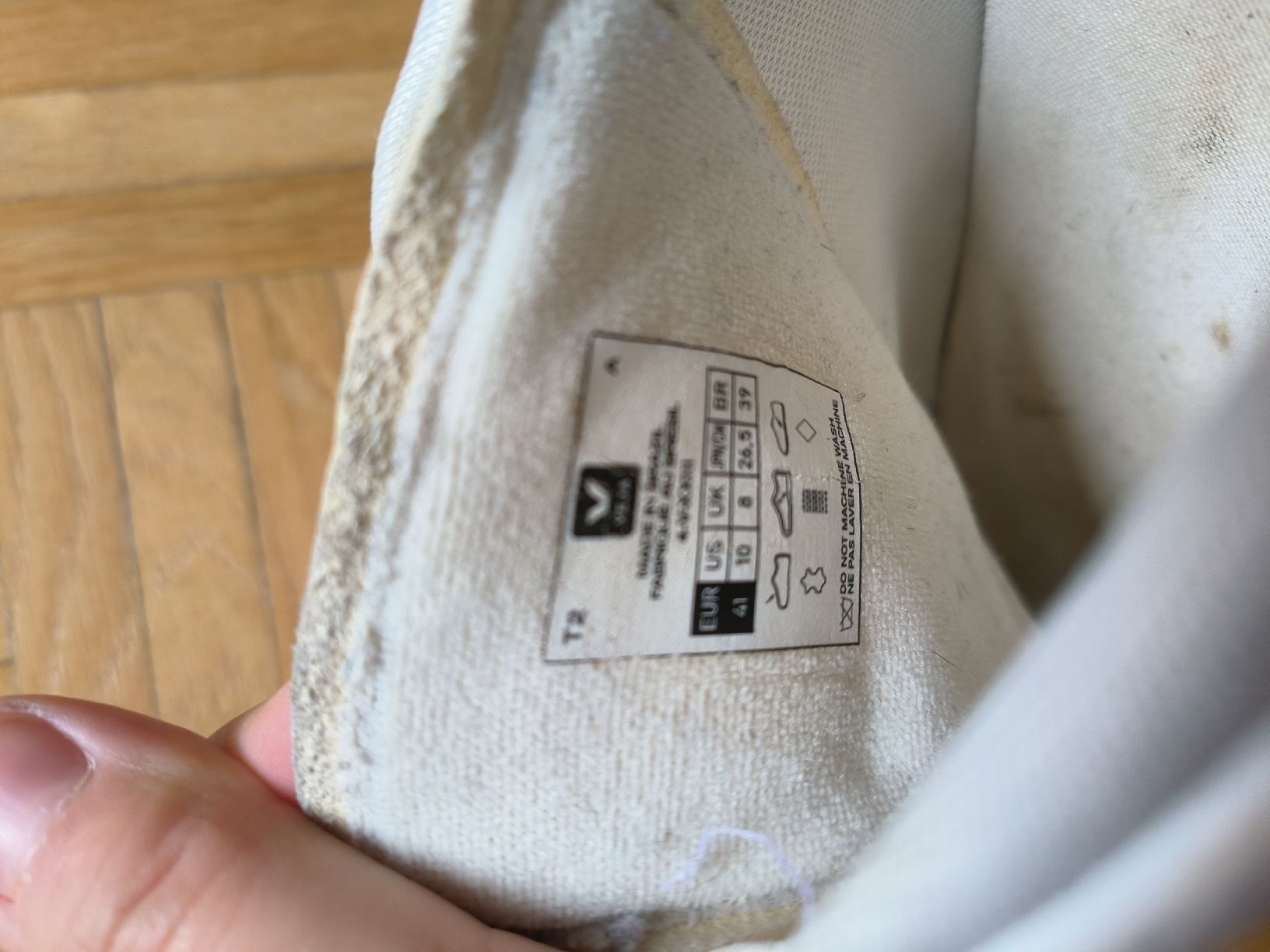 Veja Herrenschuhe: Veja Sneaker Gr. 41, Weiss mit Klettverschluss – Gebraucht aus Thalwil von jabi 5