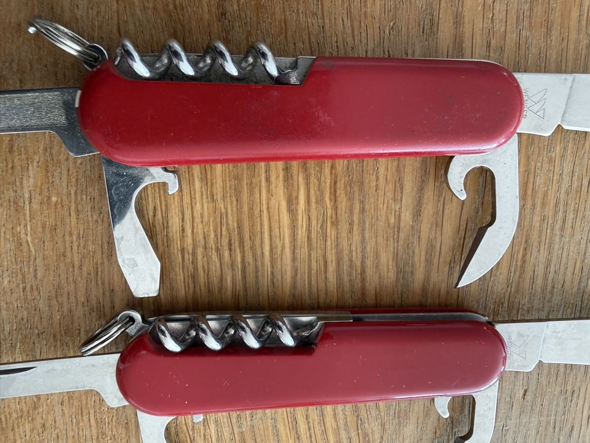Wenger Coltelli tascabile: 2 alte Wenger Taschenmesser Sackmesser – Usato da Goldach venduto da Messerguru 6