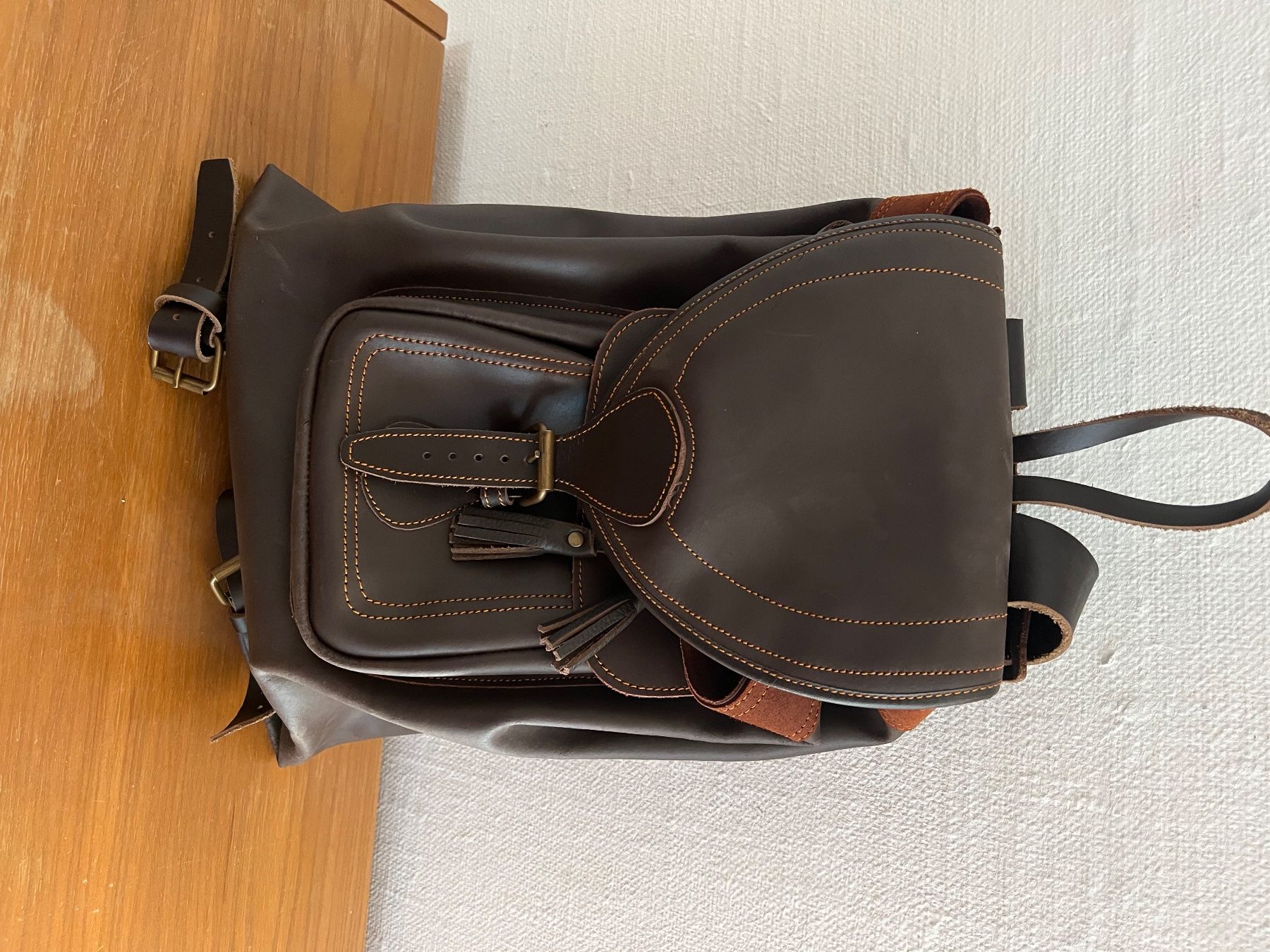 Zaini: Rucksack Leder – Nuovo (secondo la descrizione) da Kriegstetten venduto da Beat8970