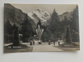 Photo Karte / Interlaken - Kurgarten Ausgabe ca. 1925