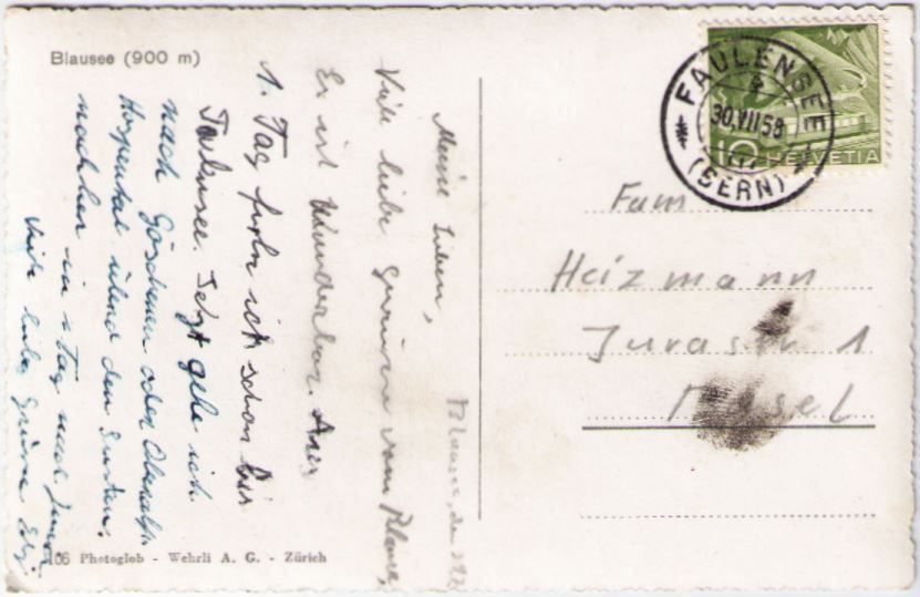 Cartes postales: Blausee – D'occasion à Binningen par Mountainrider 1