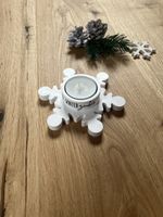 Teelichthalter Schneeflocke Winterzauber handgemacht