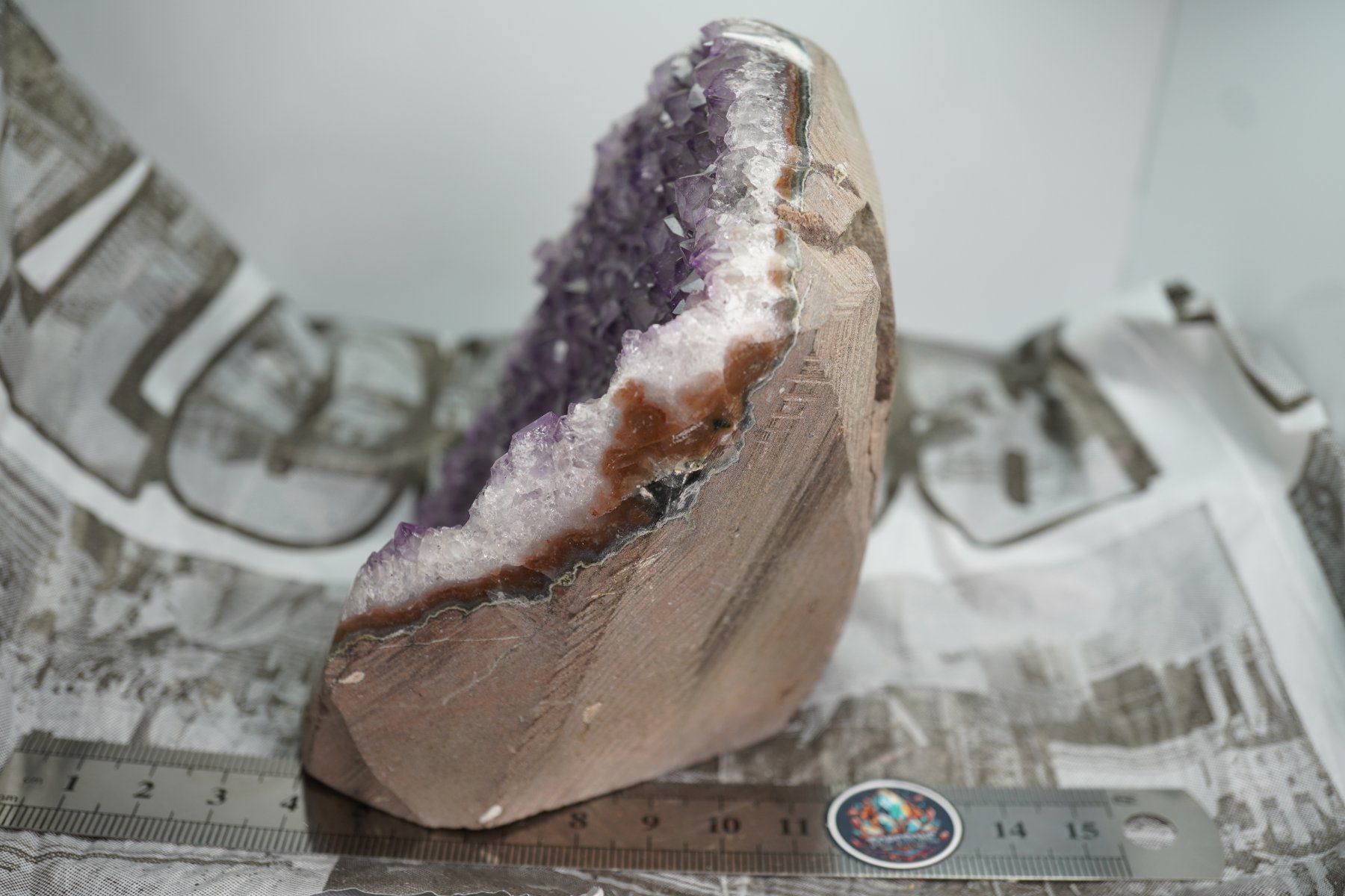 Minerali & Pietre curative: Amethyst Druse  10 cm x  8cm     Direkt – Nuovo e nell'imballaggio originale da Eschenbach SG venduto da topstone 6