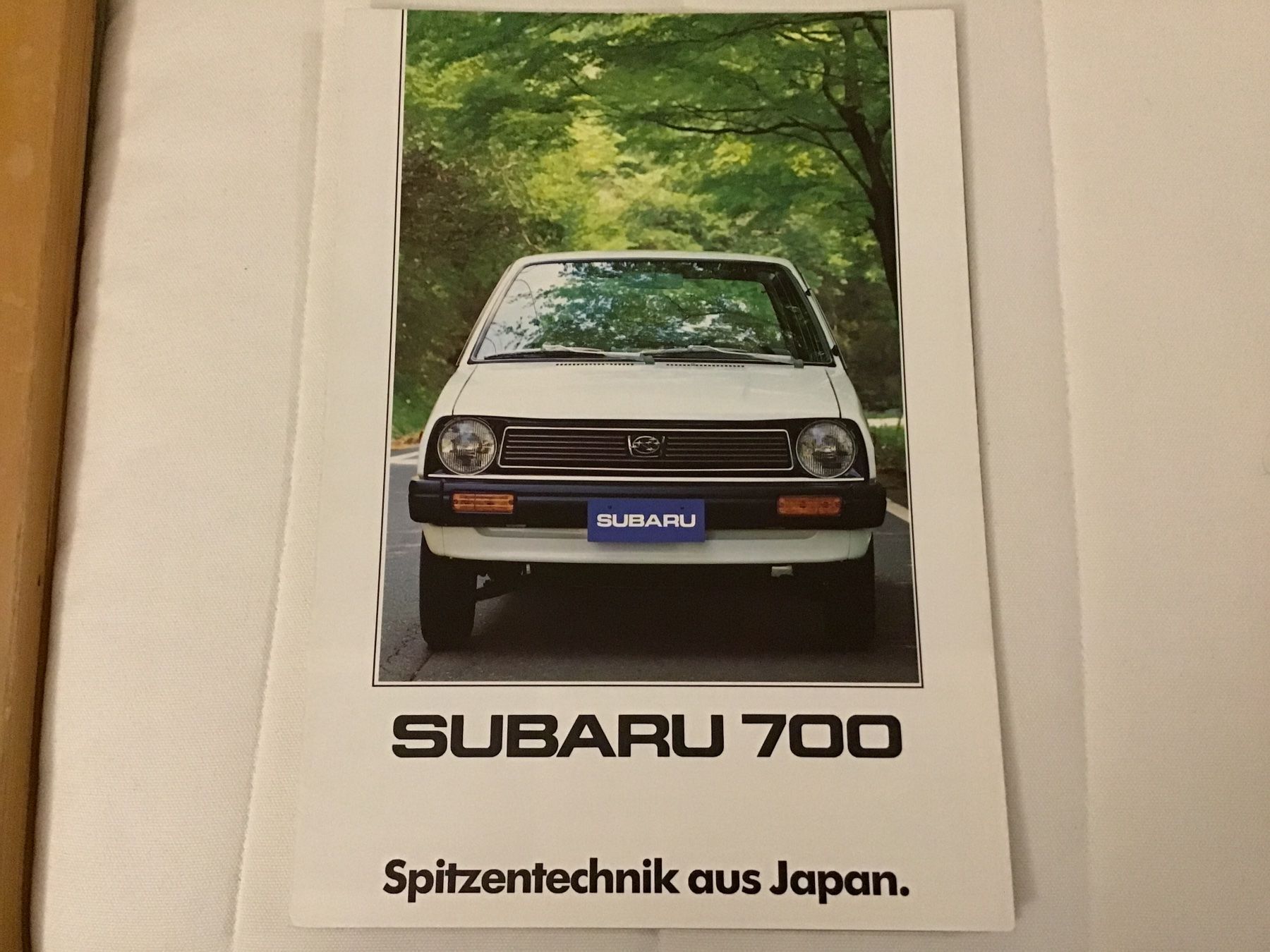 Subaru Dokumente: Subaru 700 Faltprospekt – Gebraucht aus Scherzingen von Starseller62