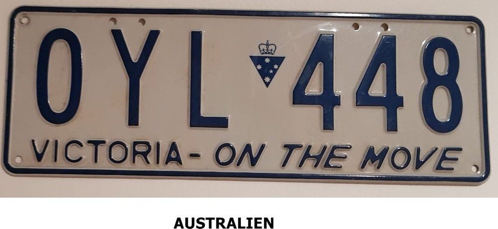 Ausländische Original Autonummer 7