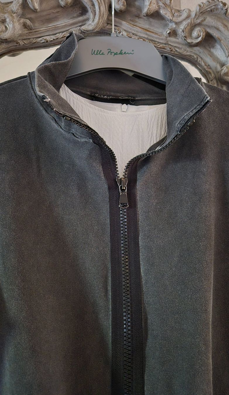 Barbara Speer Jacken: Barbara Speer Sweat Jacke Gr. 2 anthrazit – Gebraucht aus Tagelswangen von GABGABFI 3