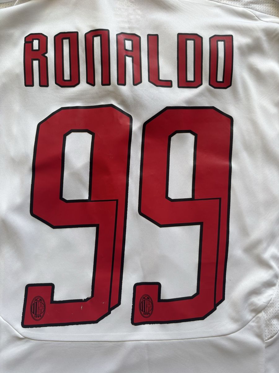 Adidas Canottiere & Pantaloni: AC Milan Trikot Ronaldo – Usato da Zürich venduto da ChampShirts 2