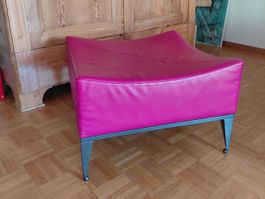 Design Hocker * Baleri Italia * Echtleder *  top * NP 1400