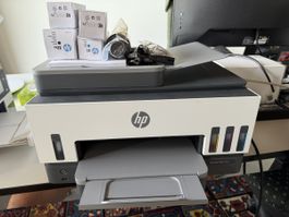 HP Smart Tank 7605 plus Tintenflaschen Set