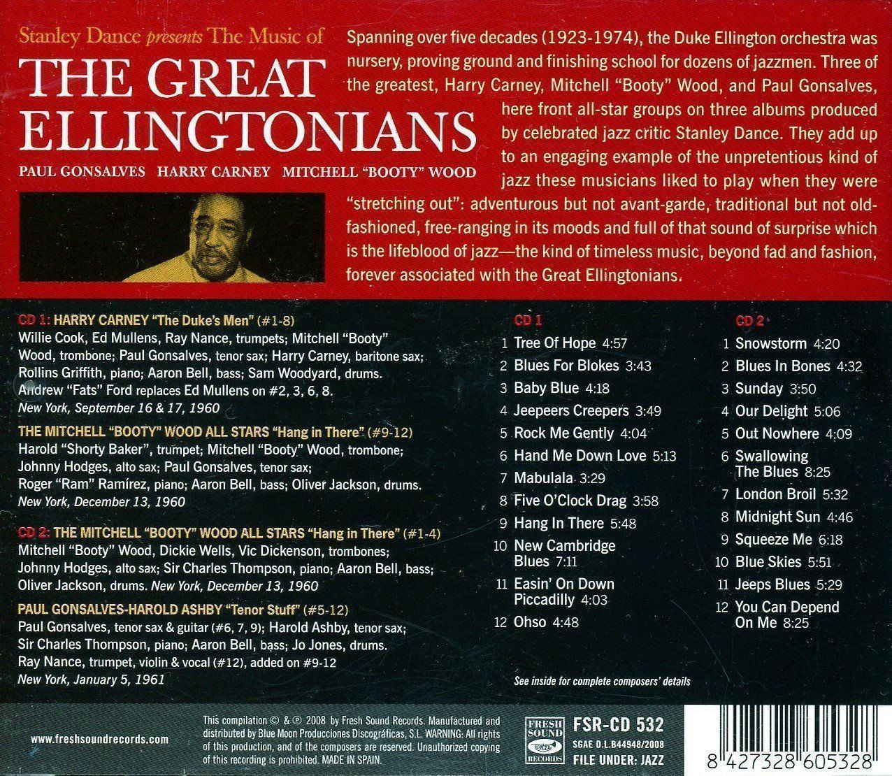 CD: CD - Stanley Dance presents THE GREAT ELLINGTONIANS – Nuovo (secondo la descrizione) da Morges venduto da evnocha3 1