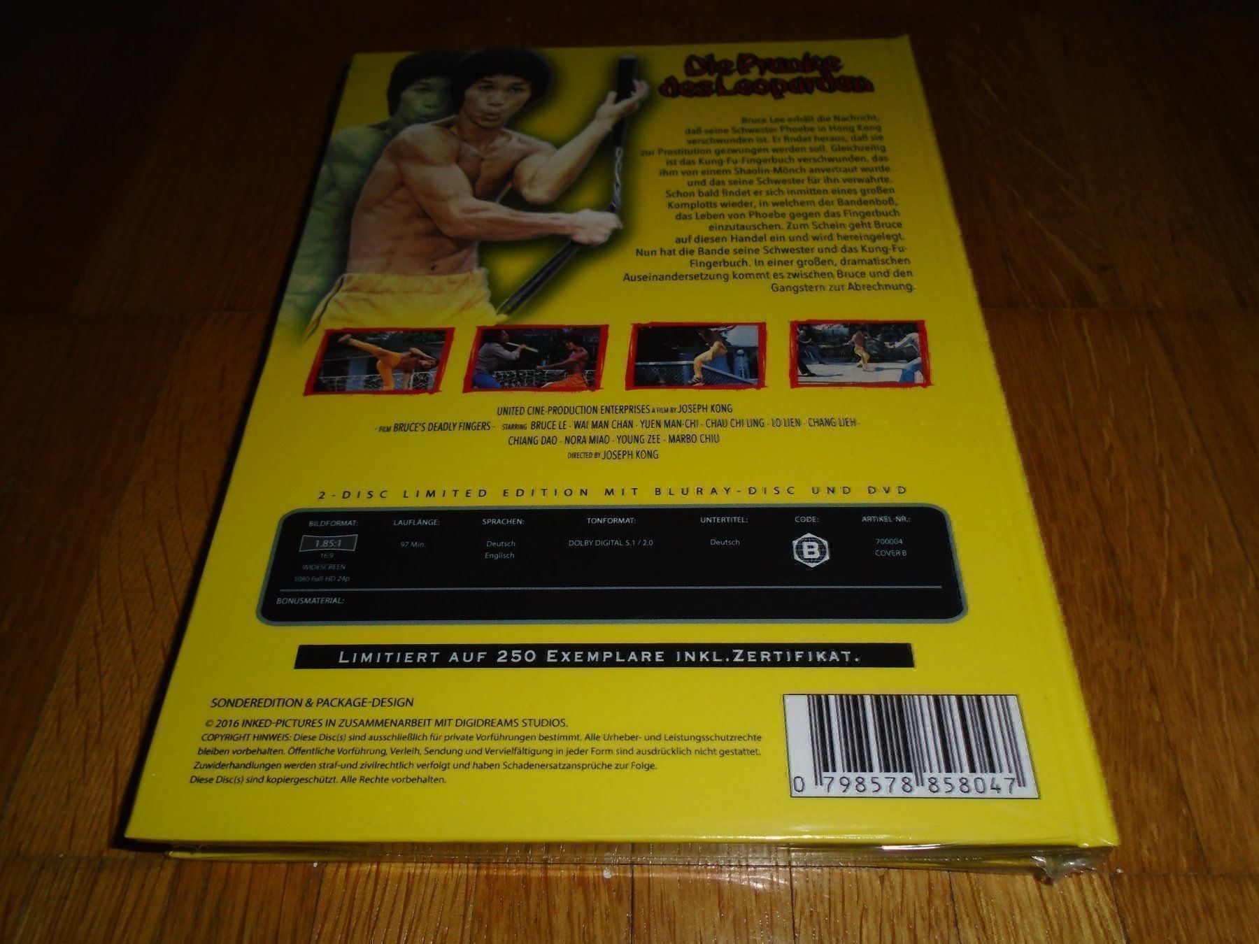 Tutti i DVDs: Die Pranke des Leoparden - MEDIABOOK - B - UNCUT – Nuovo e nell'imballaggio originale da Basel venduto da havsok 1