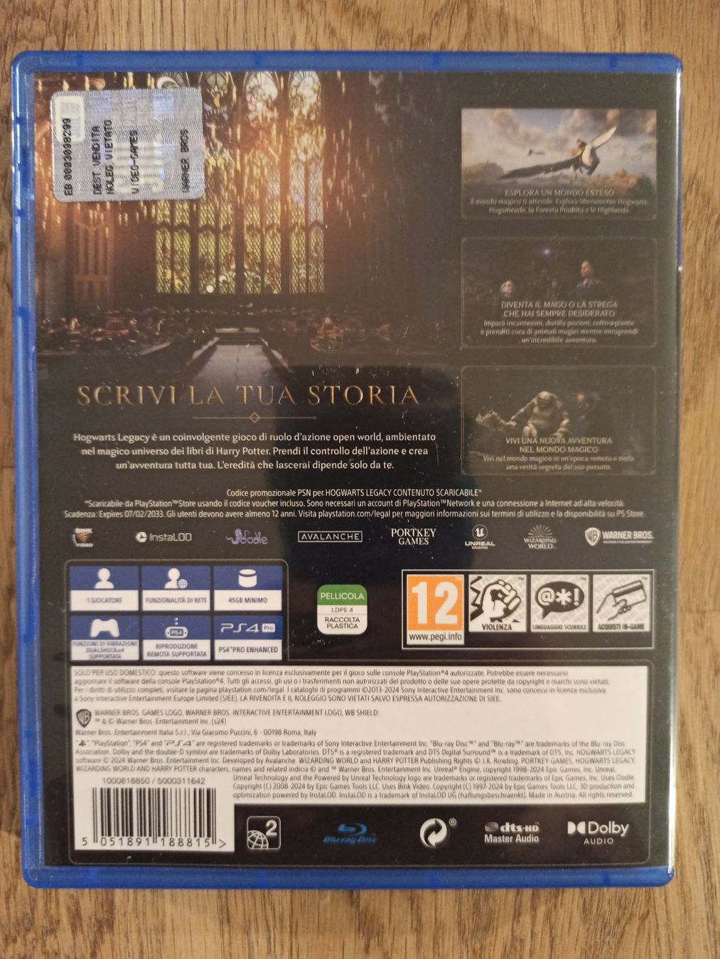Giochi: Hogwarts Legacy PS4 / PS5 – Usato da Oberweningen venduto da mar_87mx 1