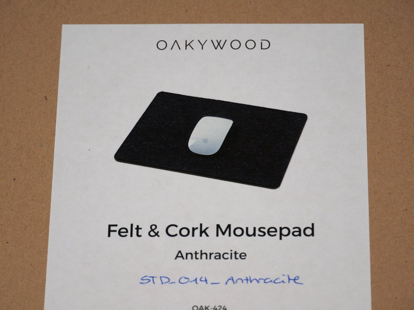 Tappetini per mouse: Oakywood Felt & Cork Mousepad (Anthrazit) – Nuovo e nell'imballaggio originale da Rüti ZH venduto da Restwert_Rueti_ZH 3