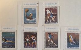 Jugoslawien 1972 XX. Olympia Muench. Satz 6V MNH postfr.