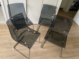 4 Stühle / Esszimmerstühle / Freischwinger TOBIAS IKEA