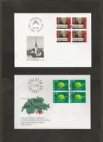 Schweiz 2 FDC 1968 2009 Bern Teufen Viererblock