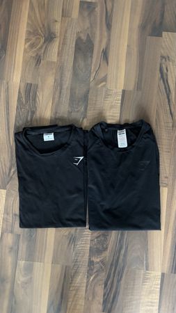 2x Gymshark T-Shirts schwarz Grösse M