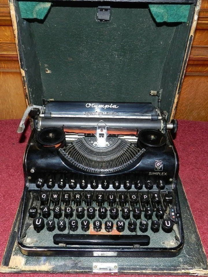 Schreibmaschinen: Rar Antike Olympia Simplex 1940er – Gebraucht aus Emmenbrücke von Ulisse-22