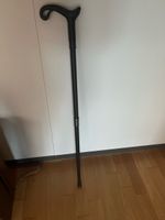 Gehstock, Spazierstock, schwerer verzierter Griff, 92 cm