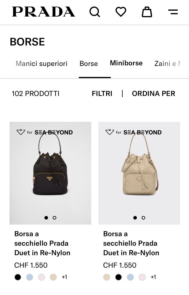Prada Borse da donna: Prada BAG RE-NYLON – Usato da Paradiso venduto da Kayakara 7