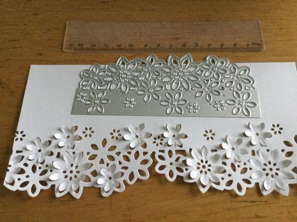 Schablonen: BLUMEN BORDÜRE STANZSCHABLONE – Neu und originalverpackt aus Affoltern am Albis von scrapbooking 4