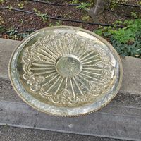 2 SCHÖNE  METALLSCHALEN 54CM DURCHMESSER