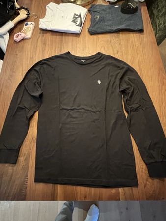 US Polo Assn Langarmshirt dunkelblau