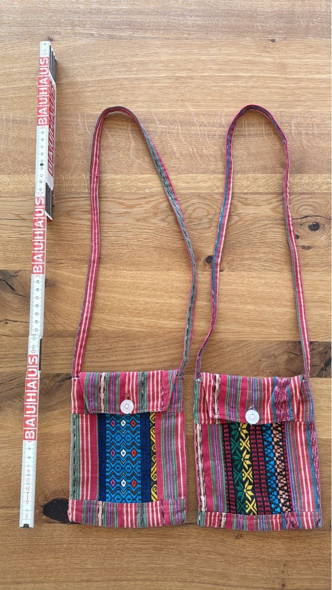 Borse: 2 handgewogene Umhänge-Täschchen aus Guatemala – Usato da Glattpark (Opfikon) venduto da marionsch