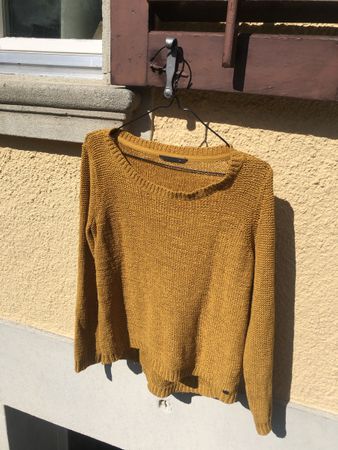 ONLY Strickpullover senfgelb